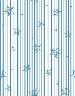 蓝白条纹雪花图案背景