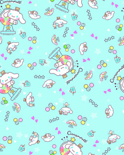 梦幻独角兽卡通图案背景