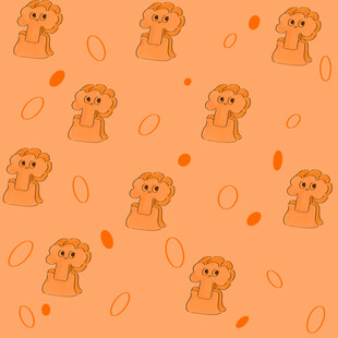 可爱图案背景图