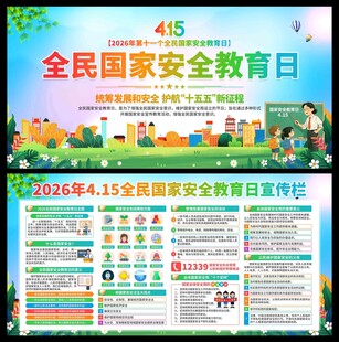 2026年国家安全教育日展板