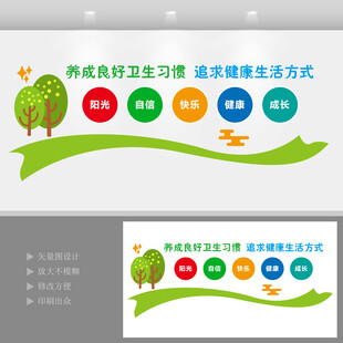 厕所卫生文化墙