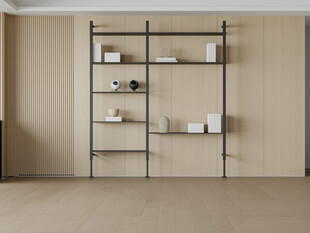 3D置物架直播背景墙