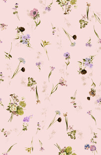 粉色花卉图案背景纹理