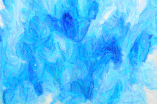 蓝色抽象水彩纹理图案