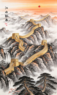 长城玄关装饰画