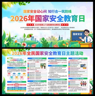2026年国家安全教育日展板