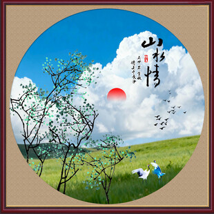圆形装饰画