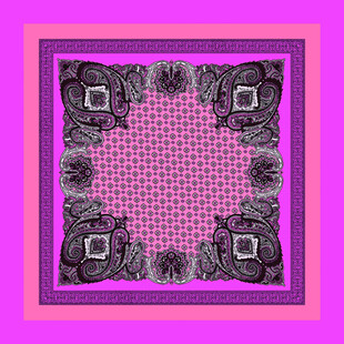 紫色花纹