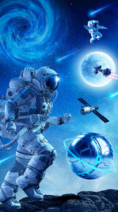 宇宙星空背景墙