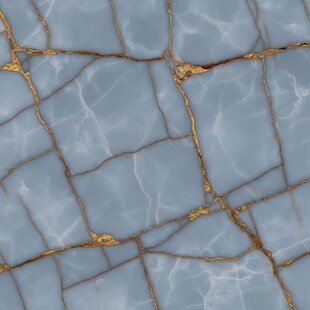 蓝色裂纹大理石纹理图案