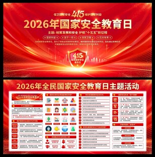 2026年国家安全教育日展板