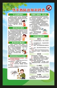 预防登革热知识海报