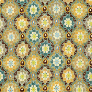 复古花卉几何图案背景