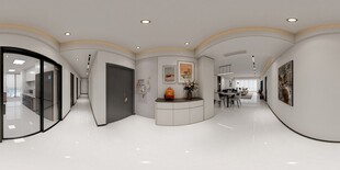 现代简约风格室内全景