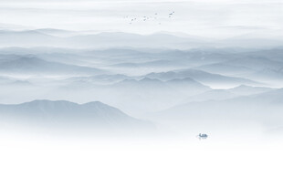 水墨山水画