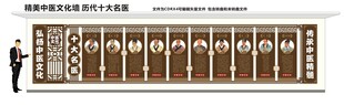 中医文化墙 十大名医