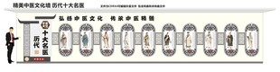 中医文化墙 十大名医