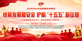 国家安全教育宣传展板背景