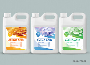 方桶肥料包装标贴