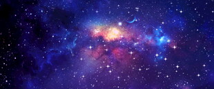 璀璨星空背景图