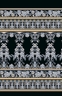 黑白花纹装饰图案