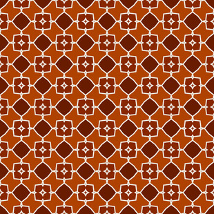 橙色几何图案无缝背景