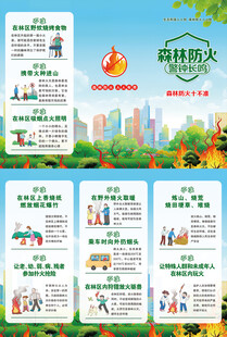 森林防火折页