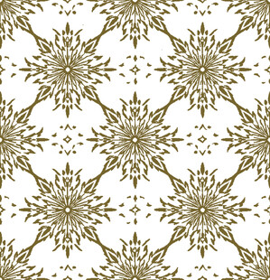 金色几何花纹无缝图案