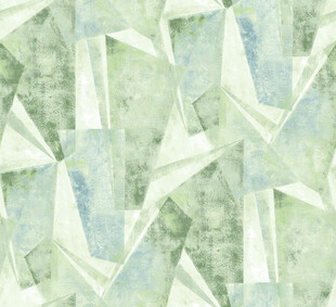 淡绿色几何水彩纹理图案