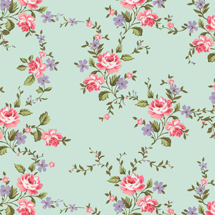 清新花卉图案背景