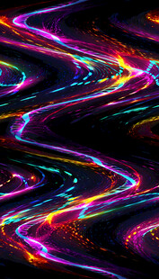 炫彩流动光线抽象ktv酒吧装饰