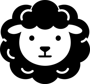 可爱绵羊头像