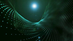 科技感抽象粒子流动背景