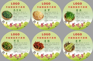 果蔬信息标签设计展示