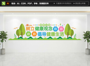 健康小屋文化墙