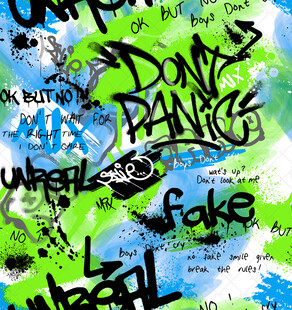 涂鸦艺术背景图案