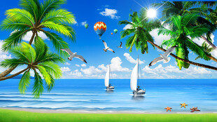 海滩
