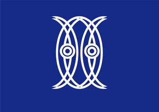 简约双鱼线条艺术图案