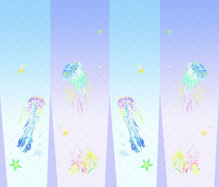 梦幻水母海洋汉服
