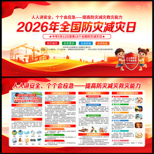 2026年全国防灾减灾日