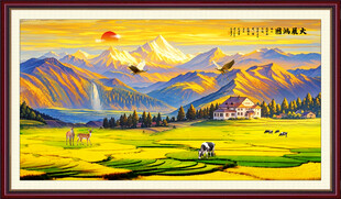 乡村油画