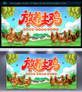 土鸡海报