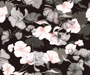 花卉图案背景淡雅柔美