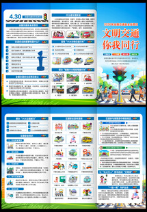 2026全国交通安全日三折页