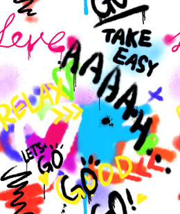 多彩涂鸦艺术插画