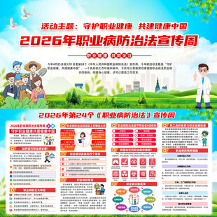 职业病防治法宣传周