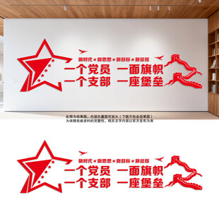 党支部建设文化墙