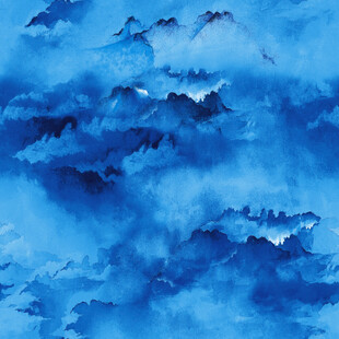 云山雾绕 山水自然