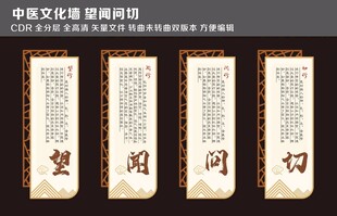 中医文化墙 望闻问切
