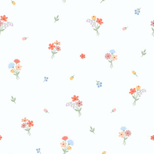 清新碎花图案背景图